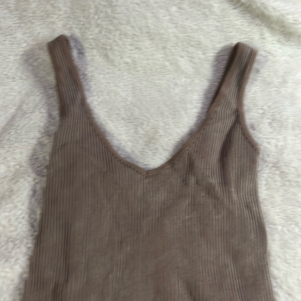 Light brown body suit